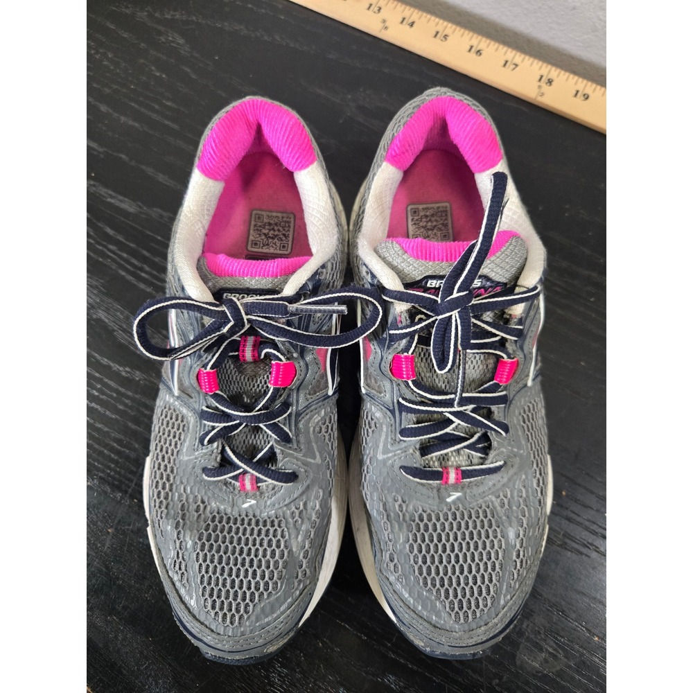Brooks Ravenna 5 Running Shoes Grey Pink Athletic Sneakers Size 7